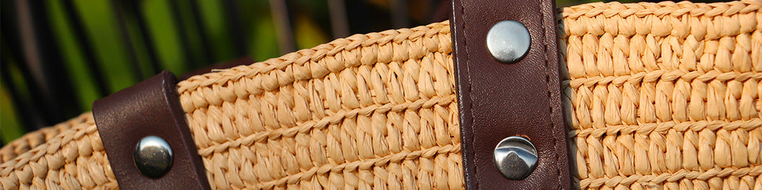 Déstockage de fin d’année : -10 % sur tous nos sacs en raphia faits main