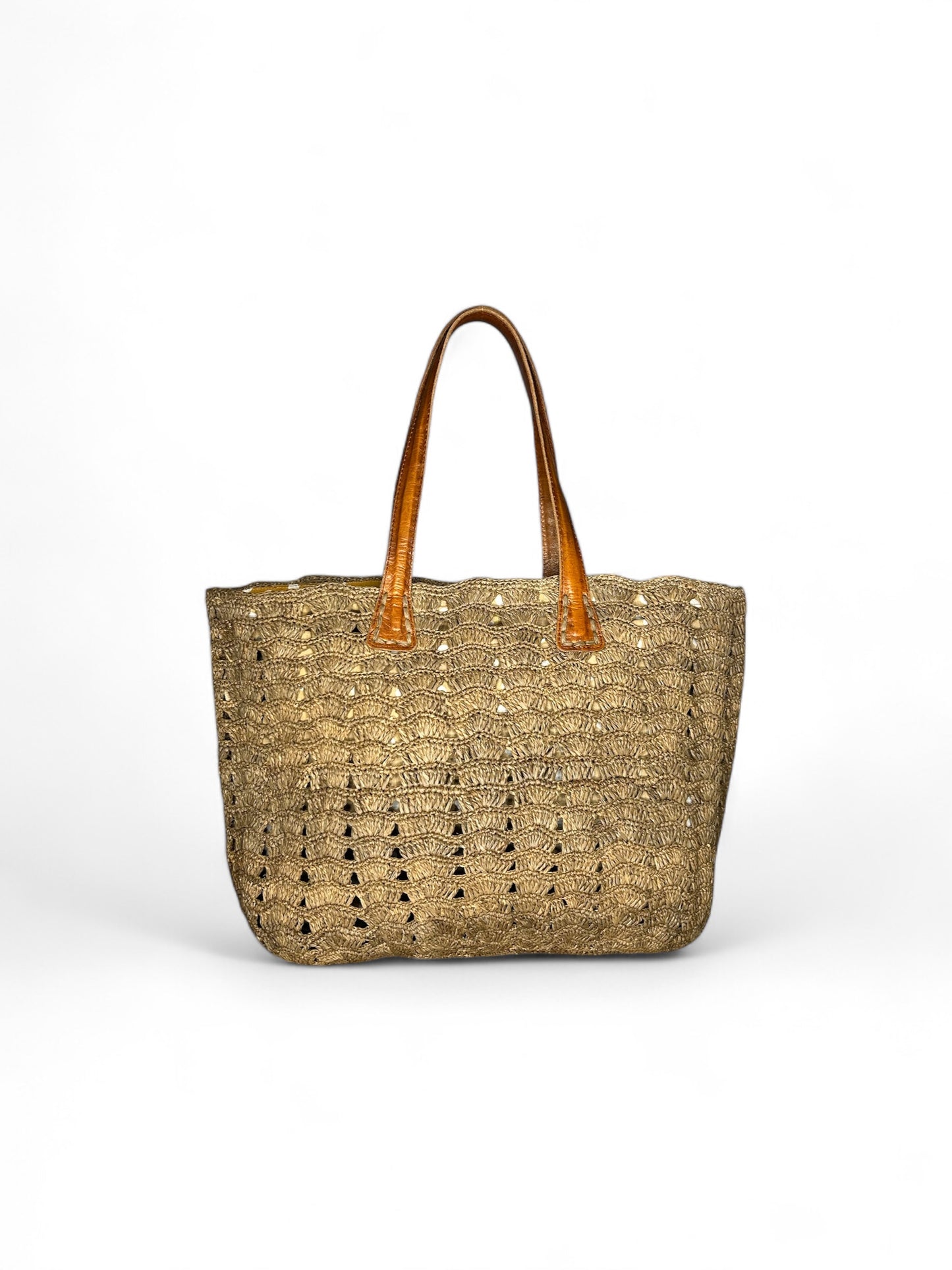 Le Nomade - Sac en Raphia Dark Tea