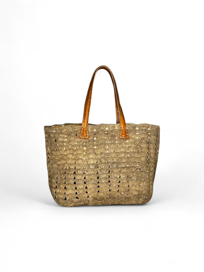 Le Nomade - Sac en Raphia Dark Tea